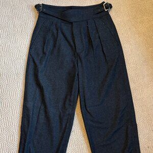 Banana Republic Women's Wool Slacks - Grey